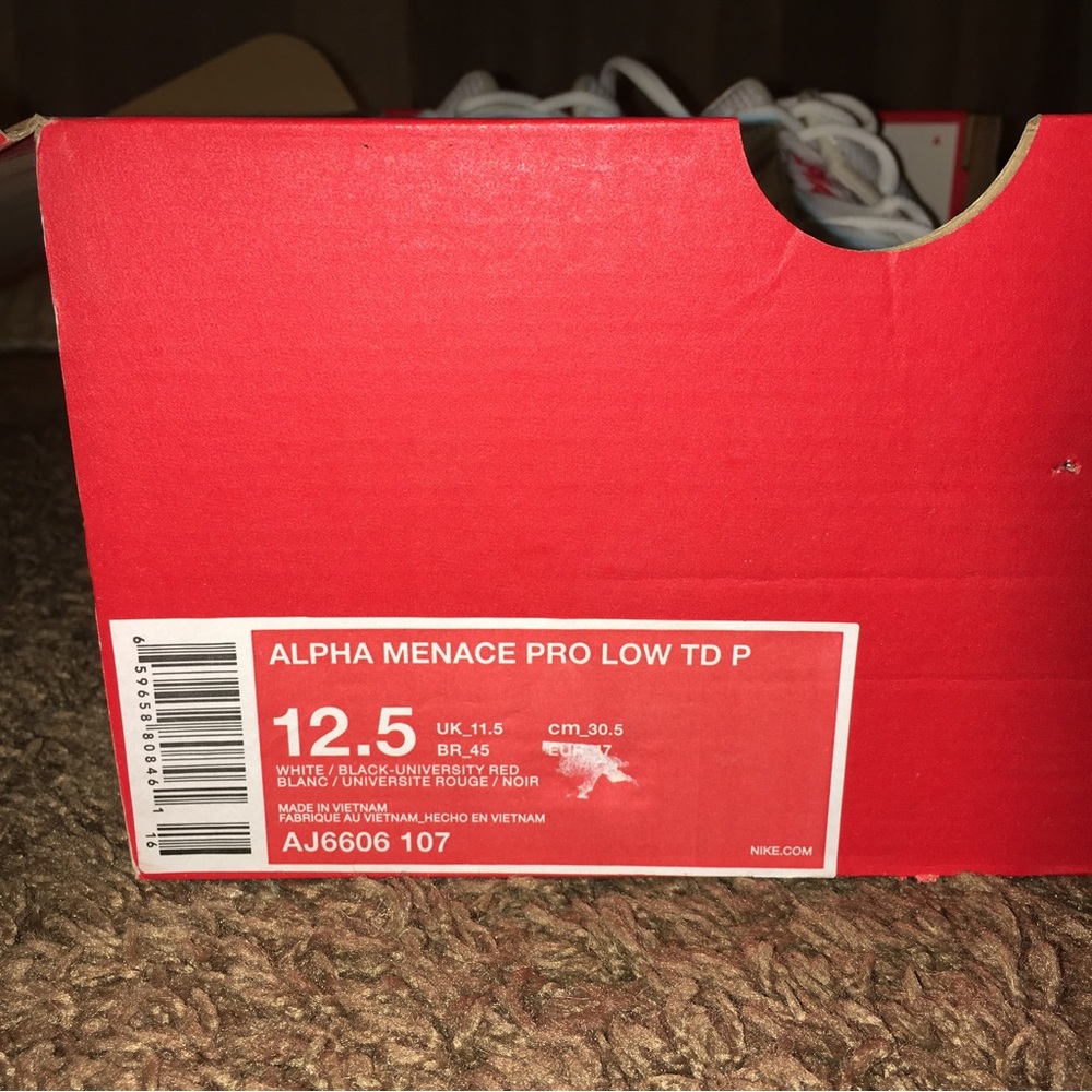 New Nike football cleats size 12.5